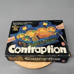 VTG 1981 Lakeside Contraption Board Game Marbles Motorized Parts Repairs